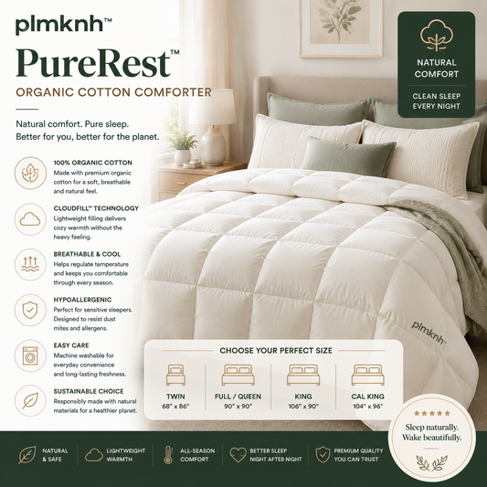 plmknh™ PureRest Organic Cotton Comforter
